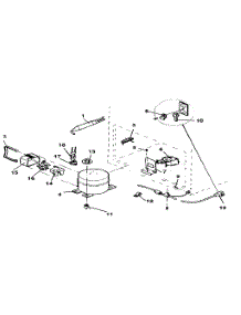 Lid parts for Kenmore Freezer 253.9105010 (2539105010, 253 9105010) from AppliancePartsPros.com