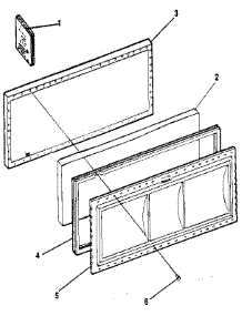 Lid parts for Kenmore Freezer 253.9115010 (2539115010, 253 9115010) from AppliancePartsPros.com