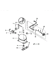 Unit Parts parts for Kenmore Freezer 253.9135312 (2539135312, 253 9135312) from AppliancePartsPros.com