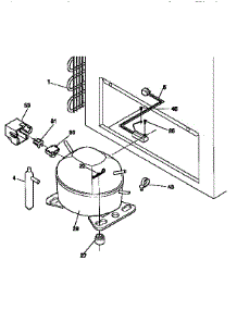 System parts for Kenmore Freezer 253.9157112 (2539157112, 253 9157112) from AppliancePartsPros.com