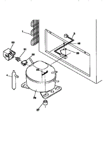 System parts for Kenmore Freezer 253.9157113 (2539157113, 253 9157113) from AppliancePartsPros.com