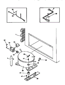 System parts for Kenmore Freezer 253.9163210 (2539163210, 253 9163210) from AppliancePartsPros.com