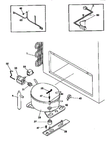 System parts for Kenmore Freezer 253.9183211 (2539183211, 253 9183211) from AppliancePartsPros.com