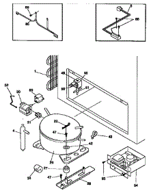 System parts for Kenmore Freezer 253.9183510 (2539183510, 253 9183510) from AppliancePartsPros.com