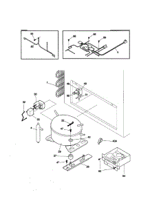 System parts for Kenmore Freezer 253.9183512 (2539183512, 253 9183512) from AppliancePartsPros.com