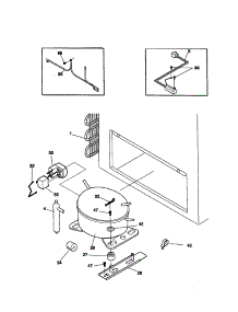 System parts for Kenmore Freezer 253.9185111 (2539185111, 253 9185111) from AppliancePartsPros.com