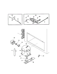 System parts for Kenmore Freezer 253.9185114 (2539185114, 253 9185114) from AppliancePartsPros.com