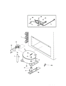 System parts for Kenmore Freezer 253.9185214 (2539185214, 253 9185214) from AppliancePartsPros.com