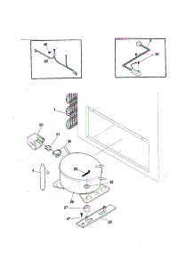 System parts for Kenmore Freezer 253.9187111 (2539187111, 253 9187111) from AppliancePartsPros.com