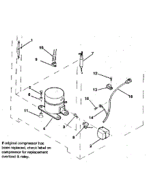 Unit parts for Kenmore Freezer 253.9200180 (2539200180, 253 9200180) from AppliancePartsPros.com