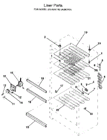Liner parts for Kenmore Freezer 253.9200182 (2539200182, 253 9200182) from AppliancePartsPros.com