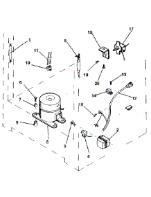 Unit parts for Kenmore Freezer 253.9203010 (2539203010, 253 9203010) from AppliancePartsPros.com