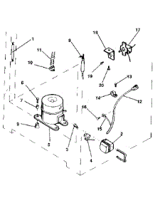Unit parts for Kenmore Freezer 253.9203011 (2539203011, 253 9203011) from AppliancePartsPros.com