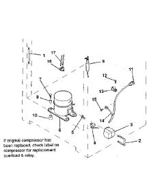 Unit parts for Kenmore Freezer 253.9203281 (2539203281, 253 9203281) from AppliancePartsPros.com