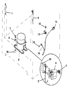 Unit parts for Kenmore Freezer 253.9206213 (2539206213, 253 9206213) from AppliancePartsPros.com