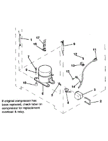 Unit parts for Kenmore Freezer 253.9206281 (2539206281, 253 9206281) from AppliancePartsPros.com