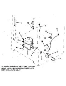 Unit parts for Kenmore Freezer 253.9206310 (2539206310, 253 9206310) from AppliancePartsPros.com