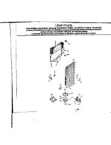 Unit Parts parts for Kenmore Refrigerator 253.8632352 (2538632352, 253 8632352) from AppliancePartsPros.com