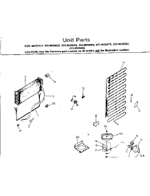 Unit Parts parts for Kenmore Refrigerator 253.8636092 (2538636092, 253 8636092) from AppliancePartsPros.com