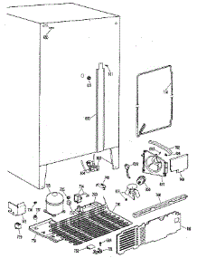 Unit parts for Kenmore Refrigerator 363.9450416 (3639450416, 363 9450416) from AppliancePartsPros.com