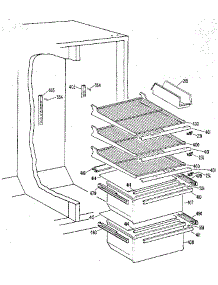 Fresh Food Section parts for Kenmore Refrigerator 363.9452584 (3639452584, 363 9452584) from AppliancePartsPros.com