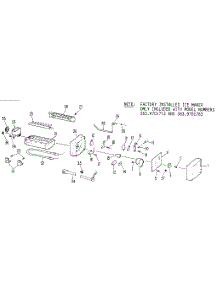 Icemaker parts for Kenmore Refrigerator 363.9601713 (3639601713, 363 9601713) from AppliancePartsPros.com