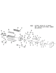 Icemaker parts for Kenmore Refrigerator 363.9601761 (3639601761, 363 9601761) from AppliancePartsPros.com
