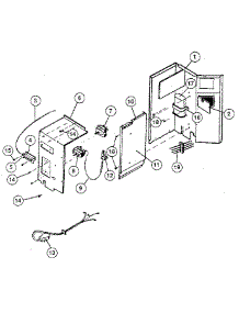 Electrical System And Unit parts for Kenmore Air Conditioner 253.8705080 (2538705080, 253 8705080) from AppliancePartsPros.com