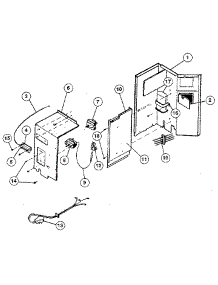 Electrical System And Unit parts for Kenmore Air Conditioner 253.8706110 (2538706110, 253 8706110) from AppliancePartsPros.com