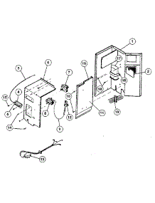 Electrical System And Unit parts for Kenmore Air Conditioner 253.8706111 (2538706111, 253 8706111) from AppliancePartsPros.com