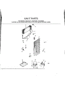 Unit Parts parts for Kenmore Refrigerator 253.8722181 (2538722181, 253 8722181) from AppliancePartsPros.com
