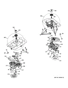 Motor & Drive Assembly parts for Kenmore Washer Dryer Combo 266.1532312 (2661532312, 266 1532312) from AppliancePartsPros.com