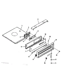 Control Panel Section parts for Kenmore Wall Oven 278.3118890 (2783118890, 278 3118890) from AppliancePartsPros.com