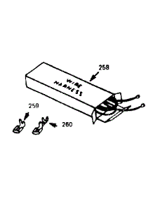 Wire Harness And Components parts for Kenmore Range 278.3218590 (2783218590, 278 3218590) from AppliancePartsPros.com