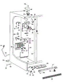 Freezer Section parts for Kenmore Refrigerator 363.8500484 (3638500484, 363 8500484) from AppliancePartsPros.com