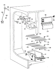 Freezer Section parts for Kenmore Refrigerator 363.8500485 (3638500485, 363 8500485) from AppliancePartsPros.com