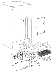 Unit Parts parts for Kenmore Refrigerator 363.8500485 (3638500485, 363 8500485) from AppliancePartsPros.com