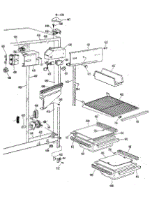 Fresh Food Section parts for Kenmore Refrigerator 363.8580610 (3638580610, 363 8580610) from AppliancePartsPros.com