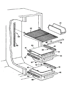 Fresh Food Section parts for Kenmore Refrigerator 363.8580611 (3638580611, 363 8580611) from AppliancePartsPros.com