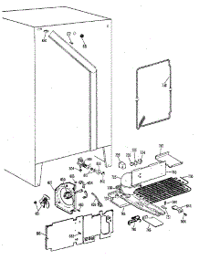 Unit parts for Kenmore Refrigerator 363.8580681 (3638580681, 363 8580681) from AppliancePartsPros.com