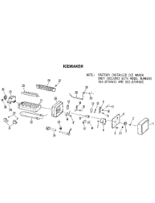 Icemaker parts for Kenmore Refrigerator 363.8604682 (3638604682, 363 8604682) from AppliancePartsPros.com