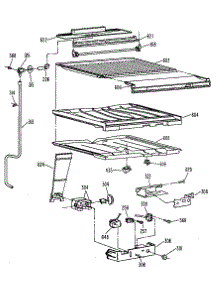 Compartment Separator parts for Kenmore Refrigerator 363.8651511 (3638651511, 363 8651511) from AppliancePartsPros.com