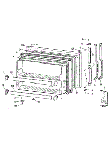 Freezer parts for Kenmore Refrigerator 363.8651512 (3638651512, 363 8651512) from AppliancePartsPros.com