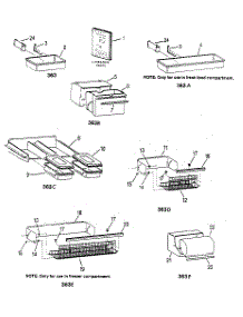 Design A Door Refrigerator Accessories parts for Kenmore Refrigerator 363.8655611 (3638655611, 363 8655611) from AppliancePartsPros.com