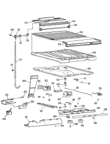 Compartment Separator parts for Kenmore Refrigerator 363.8655682 (3638655682, 363 8655682) from AppliancePartsPros.com