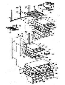Shelf parts for Kenmore Refrigerator 363.8685710 (3638685710, 363 8685710) from AppliancePartsPros.com