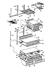 Shelf parts for Kenmore Refrigerator 363.8689710 (3638689710, 363 8689710) from AppliancePartsPros.com