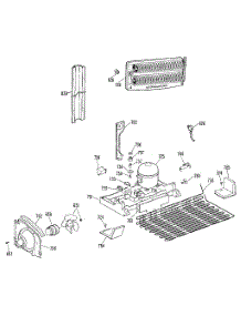 Unit parts for Kenmore Refrigerator 363.8691586 (3638691586, 363 8691586) from AppliancePartsPros.com
