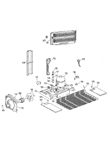 Unit parts for Kenmore Refrigerator 363.8692711 (3638692711, 363 8692711) from AppliancePartsPros.com