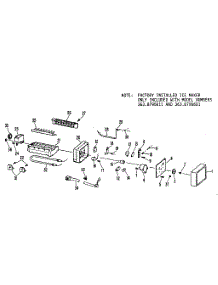 Icemaker parts for Kenmore Refrigerator 363.8695681 (3638695681, 363 8695681) from AppliancePartsPros.com